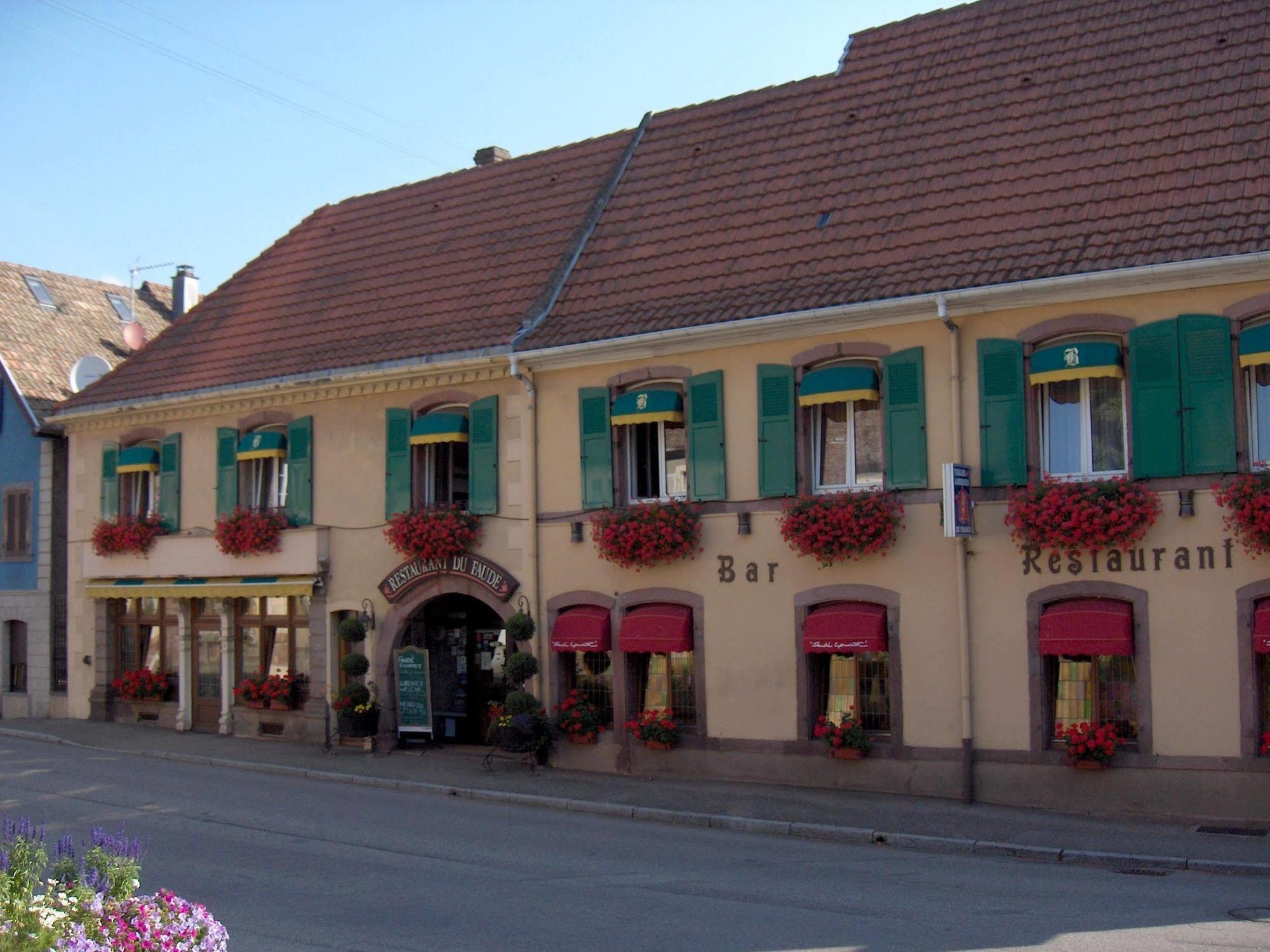 Hotel Restaurant Du Faude Lapoutroie Exterior photo